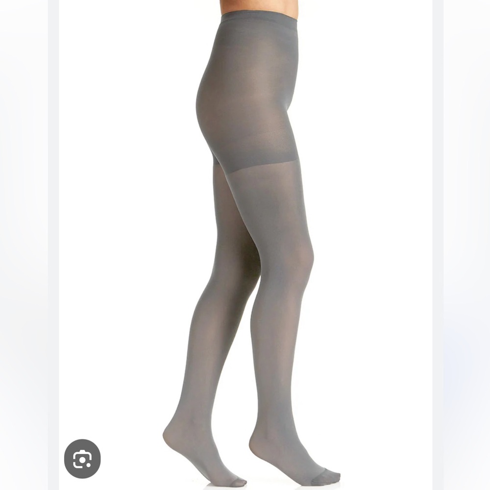 🌸NIP Nordstrom Sheer Control Top Hosiery- Womens size C Grey